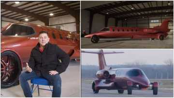 Man converts aeroplane into big and long car, says he spent N410.8m while making it, video goes viral