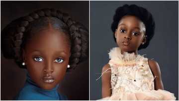 5-year-old Nigerian girl named 'most beautiful in the world' becomes international model (photos)