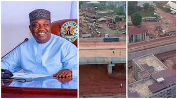 Photos emerge as Enugu's first-ever flyover bridge project located at Nike Lake/T-Junction nears completion
