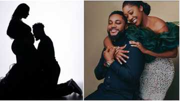 “When dem marry when dem born”: Gospel singer Tim Godfrey and wife welcome 1st child, fans react to photo