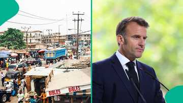 Actual place where French President Macron worked while living in Nigeria released