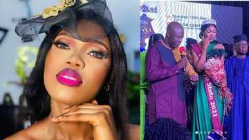 Touching moment new Miss Oyo State arrived home to warm embrace of her widowed mum