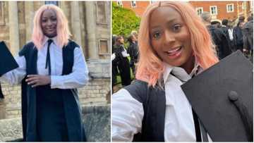 She did not make you poor: Reactions as Nigerians bash DJ Cuppy's lecturer for posting her matriculation photo