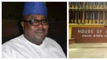 BREAKING: Ogun House of Assembly sacks deputy speaker, impeached lawmaker reacts