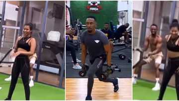 He Still Dey Do Follow Follow: Reactions As Saga & Nini Stir Relationship Rumours, Hit the Gym Together