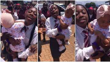 People struggle to carry beautiful baby in public, she becomes a celebrity as video goes viral on TikTok