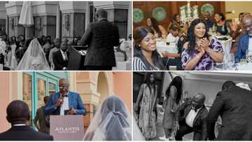 Photos from Dino Melaye sister's wedding in Dubai, actress Omotola and her daughter spotted