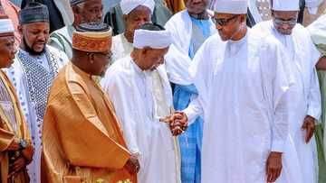 Manyan limamai da malaman addini sun ziyari shugaba Buhari (Hotuna)