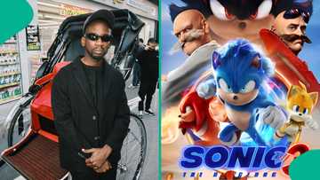 Mr Eazi's London Town featured in the movie Sonic 3, impresses many: "E just dey pack am lowkey"