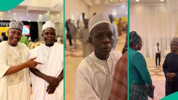 Nigerian man known for his anger invited to Aso Villa, meets Dangote and Ahmed Lawan