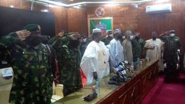 Hotuna: Hafsoshin tsaro sun dira jihar Zamfara, sun shiga ganawa da Matawalle