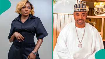 Funke Akindele and MC Oluomo’s moment at an event trends as fans react online