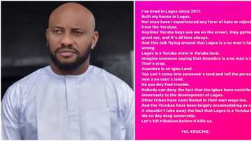 "We no dey drag ownership": Yul Edochie stirs reactions as he names the owners of Lagos