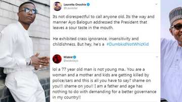 An yi cacar baki tsakanin mawaki Wizkid da hadimar Buhari