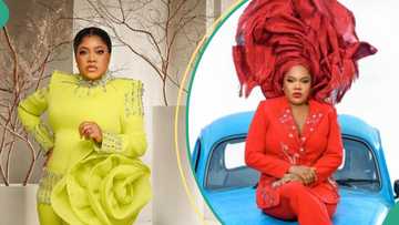 Toyin Abraham sheds tears after her movie premiere, video trends: "Mummy Ire no go kee person"