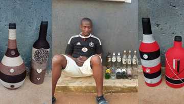 Man creatively converts waste bottles into amazing artefacts, photos cause stir