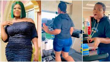 Ruby Orjiakor comes under fire for working out in jeans: "Ur mgbeke attitude has made u lose good movie roles"