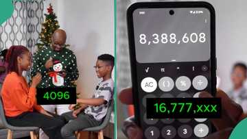 Mother who has degree in mathematics competes with her gifted son who is good with numbers