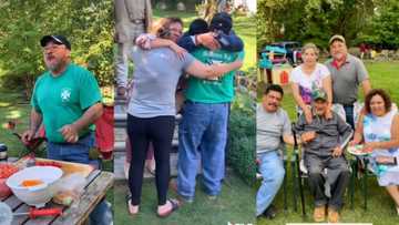 Emotional video captures moment man reunited with his siblings after 20 years, he cries