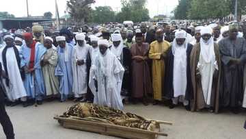 Hawaye sun kwaranya yayinda aka yi jana’izar matar Tafawa Balewa a Bauchi, hoto