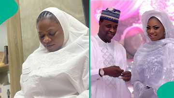 Femi Adebayo's estranged wife Iyanaladuke hints at conversion from Islam to Christianity