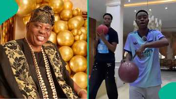 Peller visits Rasak Okoya's mansion, changes his surname in video: "Money na water"