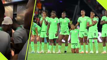 “God Abeg”: Oshoala Leads Super Falcons in Prayer As They Get Stuck in France Elevator