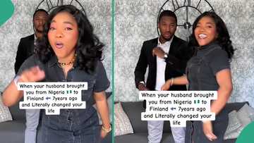 Nigerian lady publicly praises her husband who took her to Finland and changed her life for good