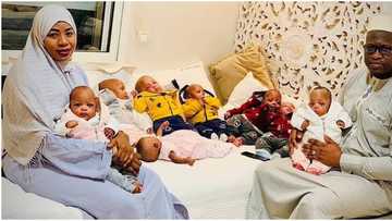 Woman who was flown abroad to give birth to 9 babies in record-breaking delivery goes home with them