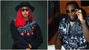 This one don come again: Reactions as Cynthia Morgan calls Burna Boy the best till she picks the mic again