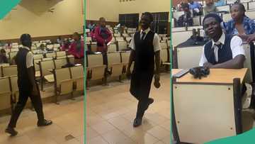 University of Nigeria law student wears uniform to night class to avoid missing 8am exam next day