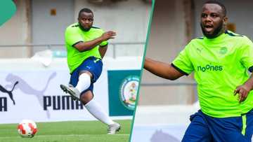 Sabinus' performance during charity match attracts interest, he shares chat with Leicester's Ndidi