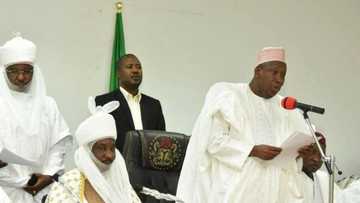 Ganduje Vs Sanusi: Gwamnatin Kano ta biya sarki Sanusi II diyyar N4.5m bayan ta rushe filinsa na N250m