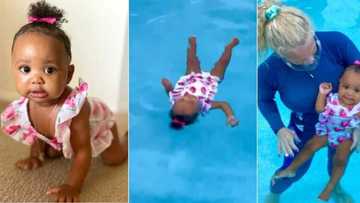 She swims better than me: Video captures 10-month-old baby swimming effortlessly, her skills wow many