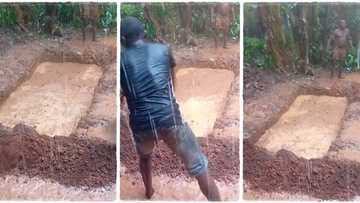 "The person is not pure": Heavy rainfall and flood disrupts burial as water flows into grave like river