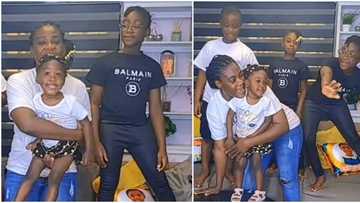 Her shoes na her size today: Hilarious reactions over Mercy Johnson's baby Divine as actress shares new video