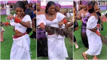 "She shakes it like Shakira": Elegant bride dances and whines waist in a sweet way, TikTok video goes viral