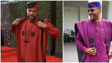 Agbada at the Emmys: British/Nigerian actor OT Fagbenele stuns in Ebuka-inspired look