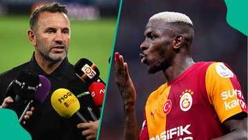 Galatasaray coach reacts after Victor Osimhen scores winner over Goztepe