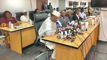 Protesters besiege INEC headquarters, demand immediate resignation of Mahmood Yakubu