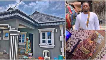 Nigerian singer Qdot gifts his mother a house on her birthday (photos)
