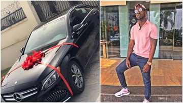 Nigerian musician Orezi acquires brand new Mercedes as Christmas gift (photo)
