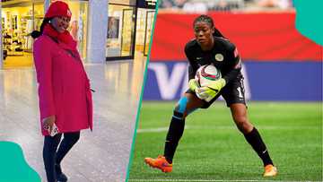 Former Nigeria goalie Precious Dede hails sister after she gives birth to quadruplets
