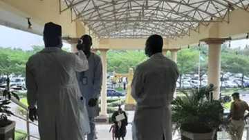 Coronavirus: Yadda aka hana shiga kotu sai an tantance lafiya (Hotuna)