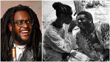 Cute throwback photo of Clarence Peters’ parents Clarion Chukwura and Sir Shina Peters