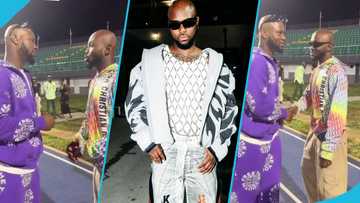 King Promise meets new lookalike, hugs and shakes him in video: "So beautiful"