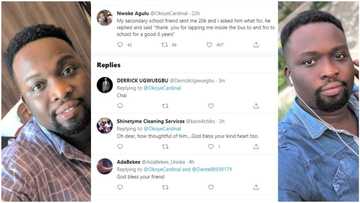 Ya samu kyautar N20K daga tsohon abokinsa da suka yi shekaru 6 suna zuwa makaranta kan alkhairin da yayi masa