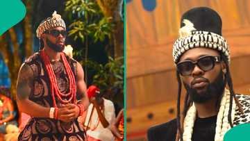 Flavour asks Achalugo if she can share, their funny exchange trends: “Odogwu must reach everybody”