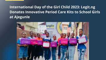 International Day of the Girl Child Support: Legit.ng Joins Efforts to Put an End to Period Stigma