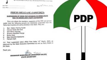 2023: PDP Ta Fusata a Arewa, Ta Dakatar da Tsoffin Ministoci 2 da Wasu Manyan Jiga-Jigai 5